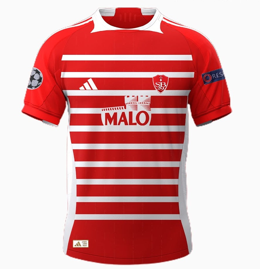 Maillot Stade Brestois Ligue des Champions